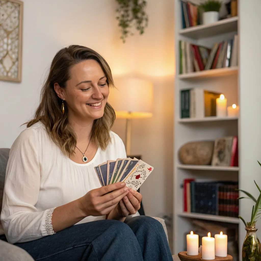 Emily praising the tarot course