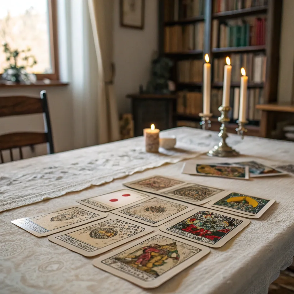 Mystical Tarot Cards Spread